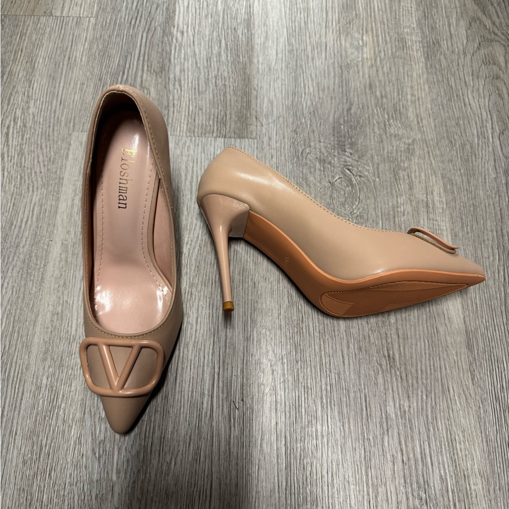 Beige Stilettos